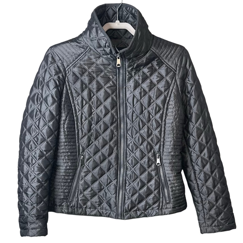 Marc New York Andrew Marc Quilted Puffer Lightweight Jacket‎ Black Womens Size S